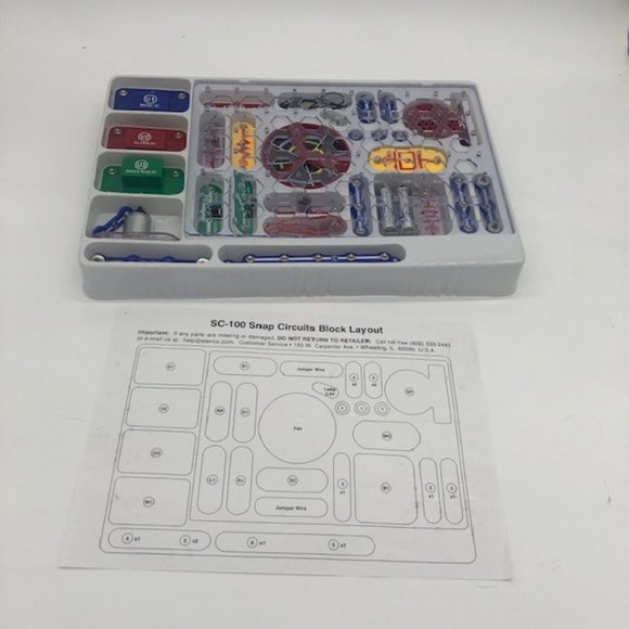 Pre Owned Elenco Electronics Snap Circuits Jr SC-100 - Picture 3 of 8